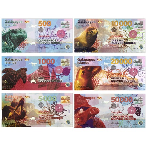 6pcs set galápagos - galápagos, islands