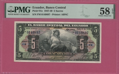 Ecuador sucres 1949 pick - ecuador,