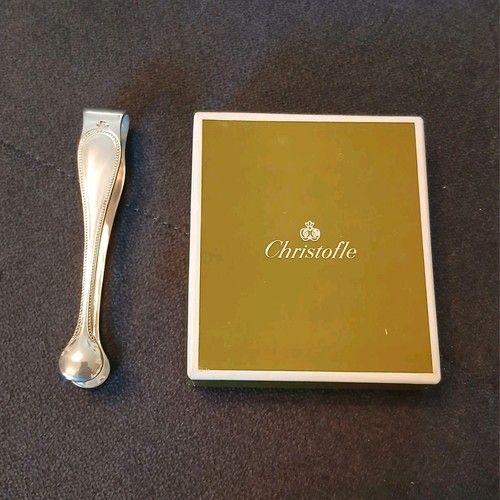 Christofle perlen zuckerzange - christofle,
