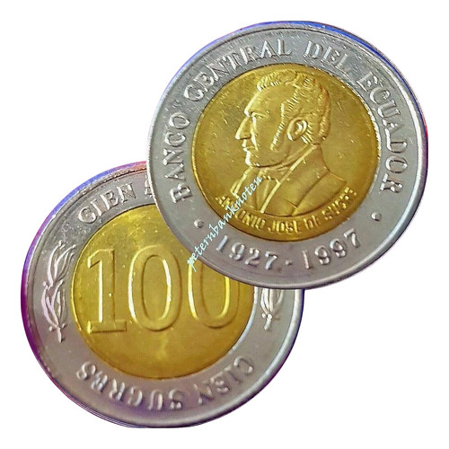 Ecuador 100 sucres 1997 - 1997, p