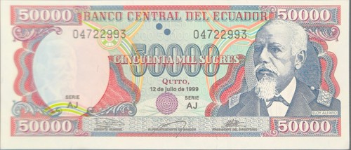 Ecuador banknote 000 sucre - ecuador,