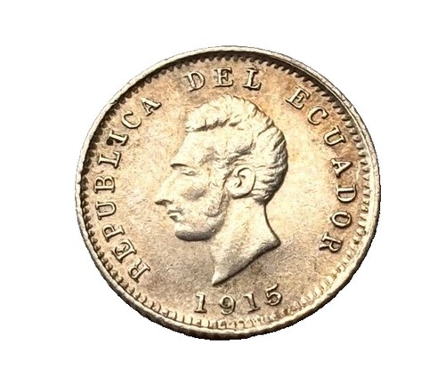 Decimo 1915 ecuador - 1/2,