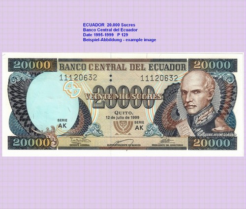 Ecuador 20000 sucres - ,