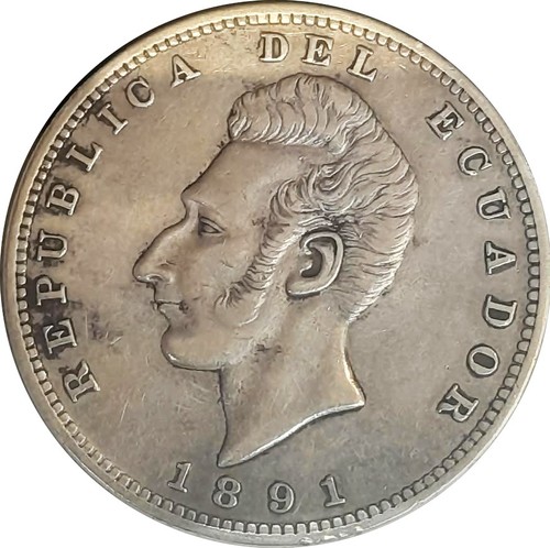 Ecuador sucre 1891 lima - ,