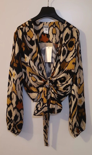 Damen bluse herzüberwurf - bluse,