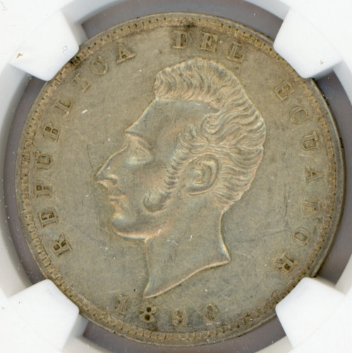 Ecuador sucre 1890 - tf, lima