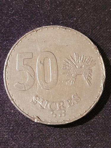Ecuador sucres münze - münze, 1991